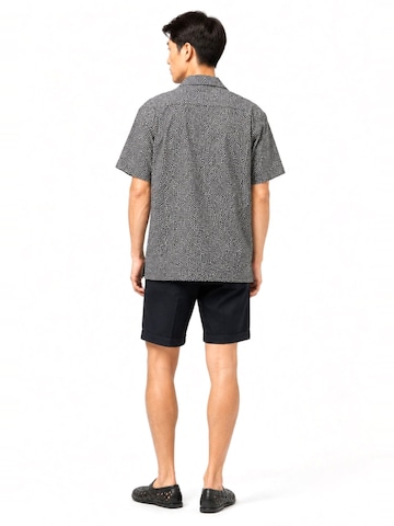 Emporio Armani - Camisa 'Beachwear Mix Pattern Shirt' en negro