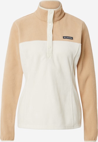 Pull-over de sport 'Benton Springs' COLUMBIA en blanc : devant