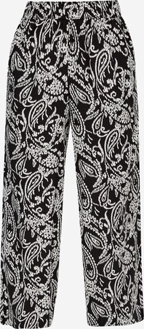 Wide Leg Pantalon s.Oliver en noir : devant