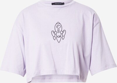 Trendyol T-shirt en violet clair / noir, Vue avec produit