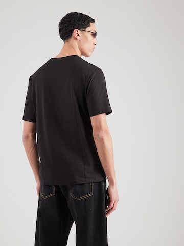 melns JACK & JONES T-Krekls 'JJEDOVER'