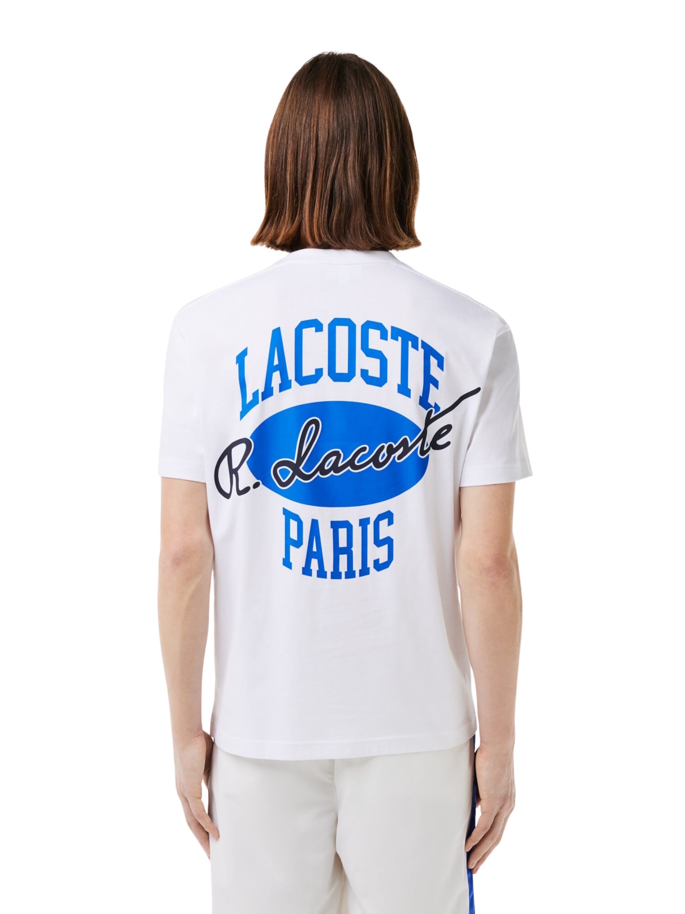 LACOSTE Футболка в Белый: спереди