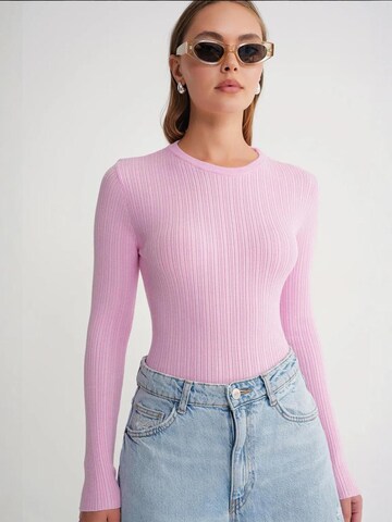 MixRay Sweater in Pink