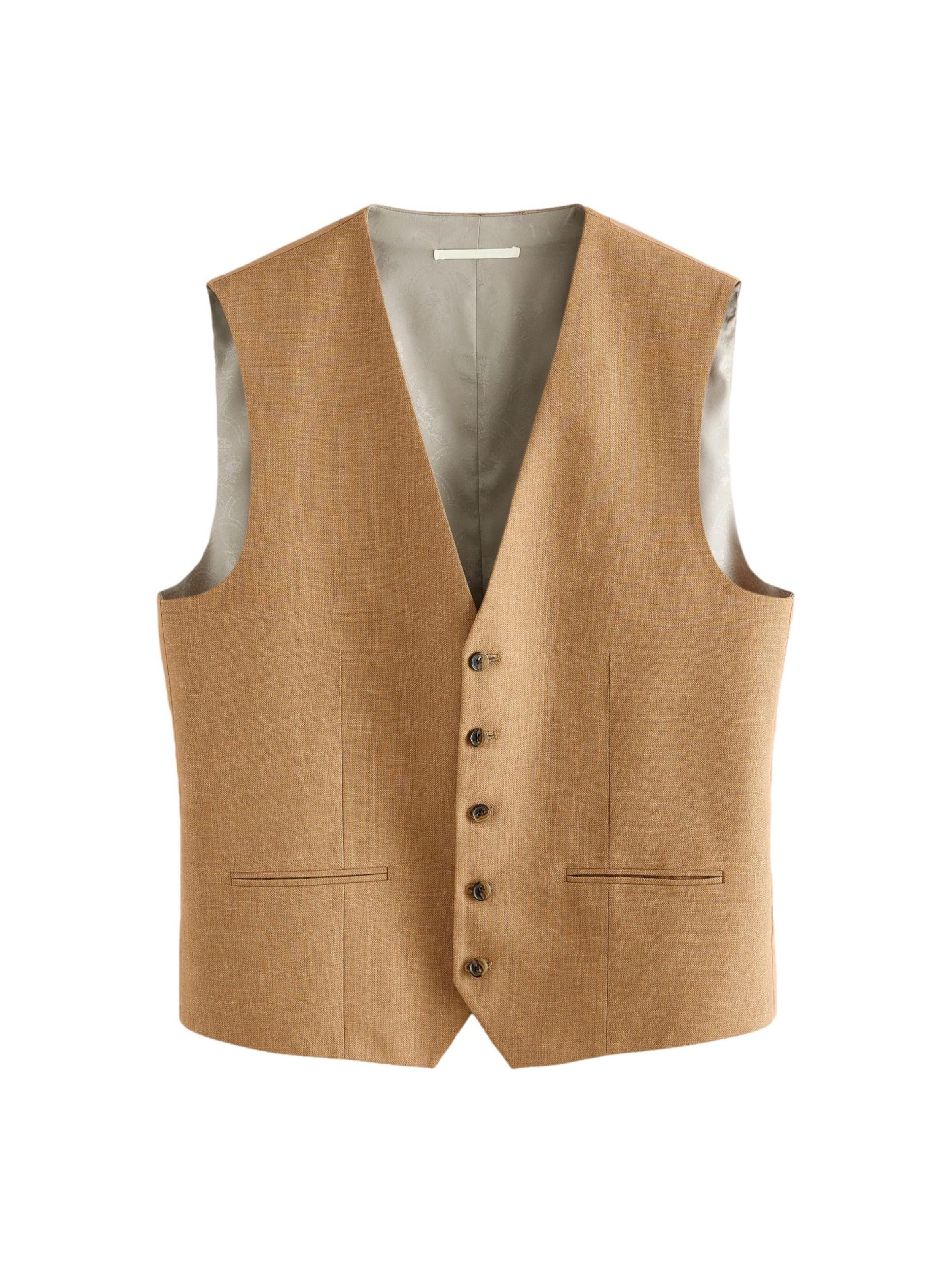 Next Gilet in Bruin: voorkant