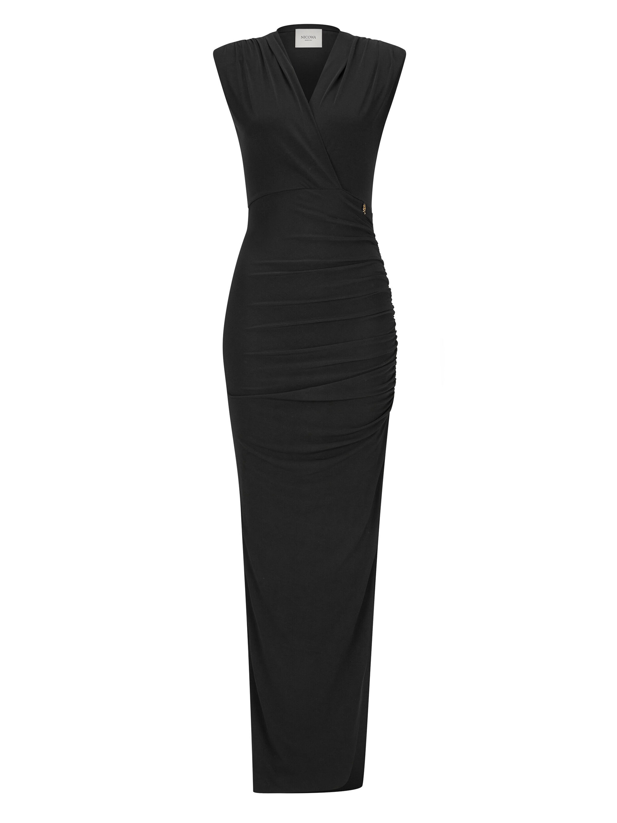 Nicowa Abendkleid 'MICATE' in Schwarz: Vorderseite