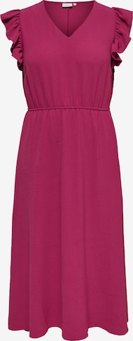 ONLY Carmakoma - Vestido 'CARMETTA' em vermelho: frente