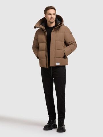 khujo Winterjacke 'Nebo' in Braun