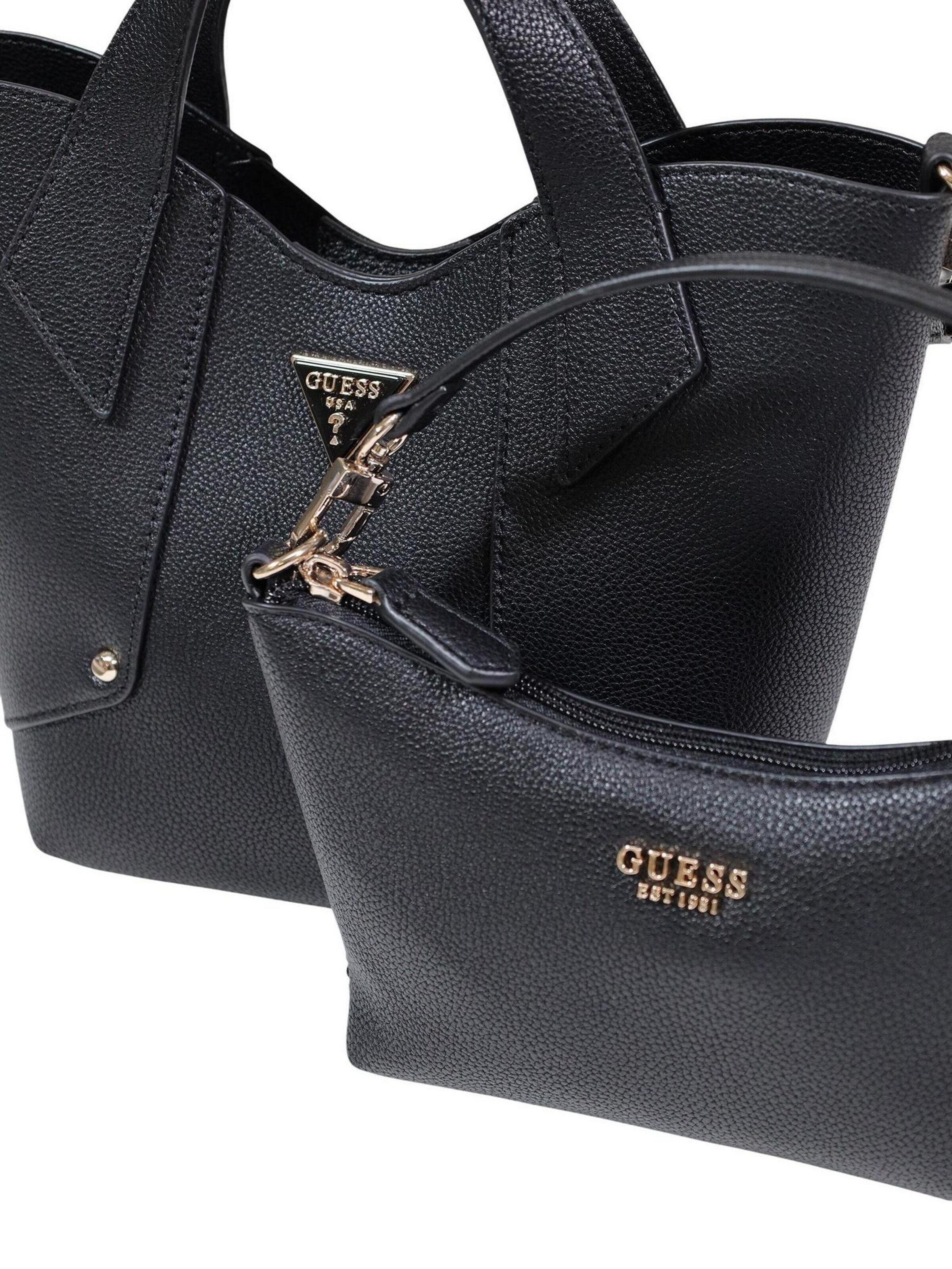 Borsa a spalla 'DARCY MINI TOTE HWBG99 14750' di GUESS in nero