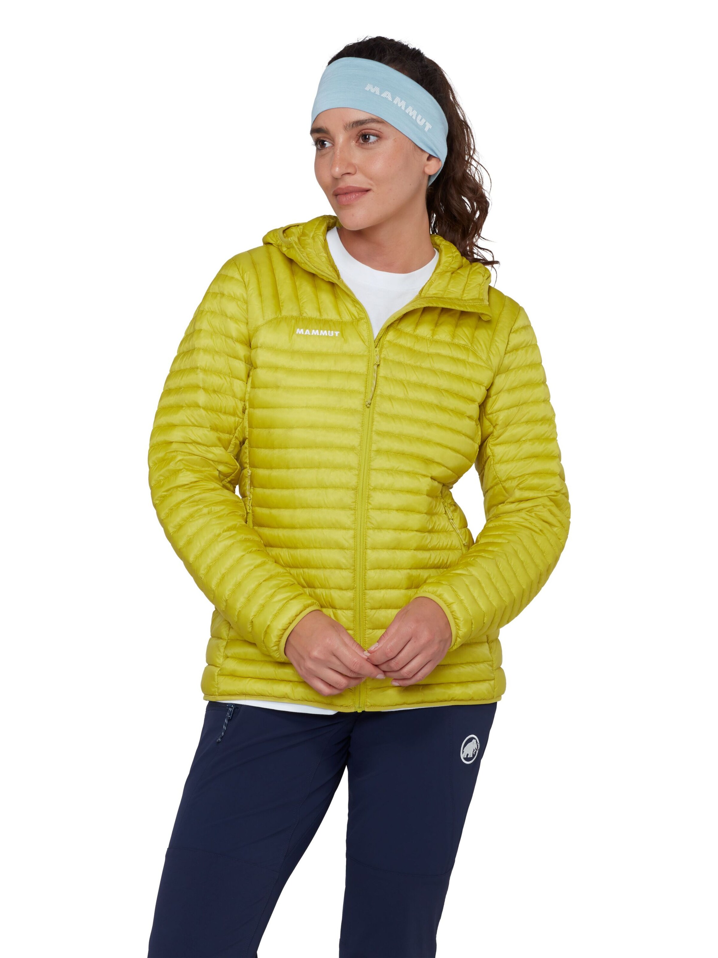 MAMMUT Outdoor Jacket in Yellow: front