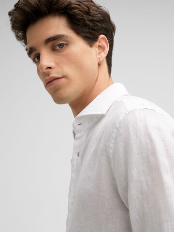 STRELLSON Slim fit Button Up Shirt 'Ceasar' in White