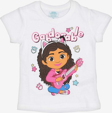 Gabby`s Dollhouse Shirt 'Gadorable' in Wit: voorkant