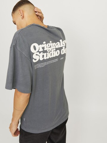 JACK & JONES Shirt in Grey: front