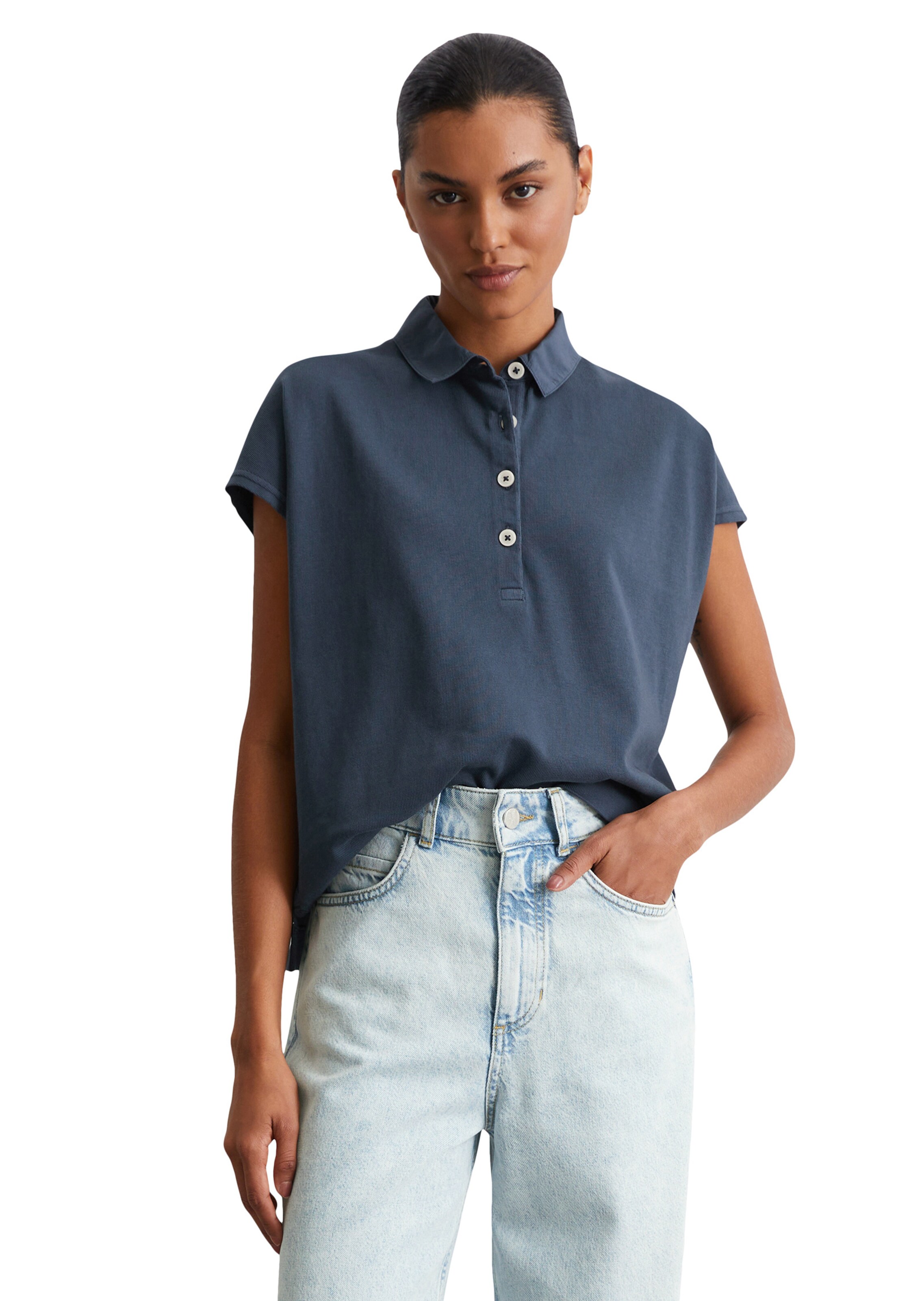 Marc O'Polo Shirt in Blue: front
