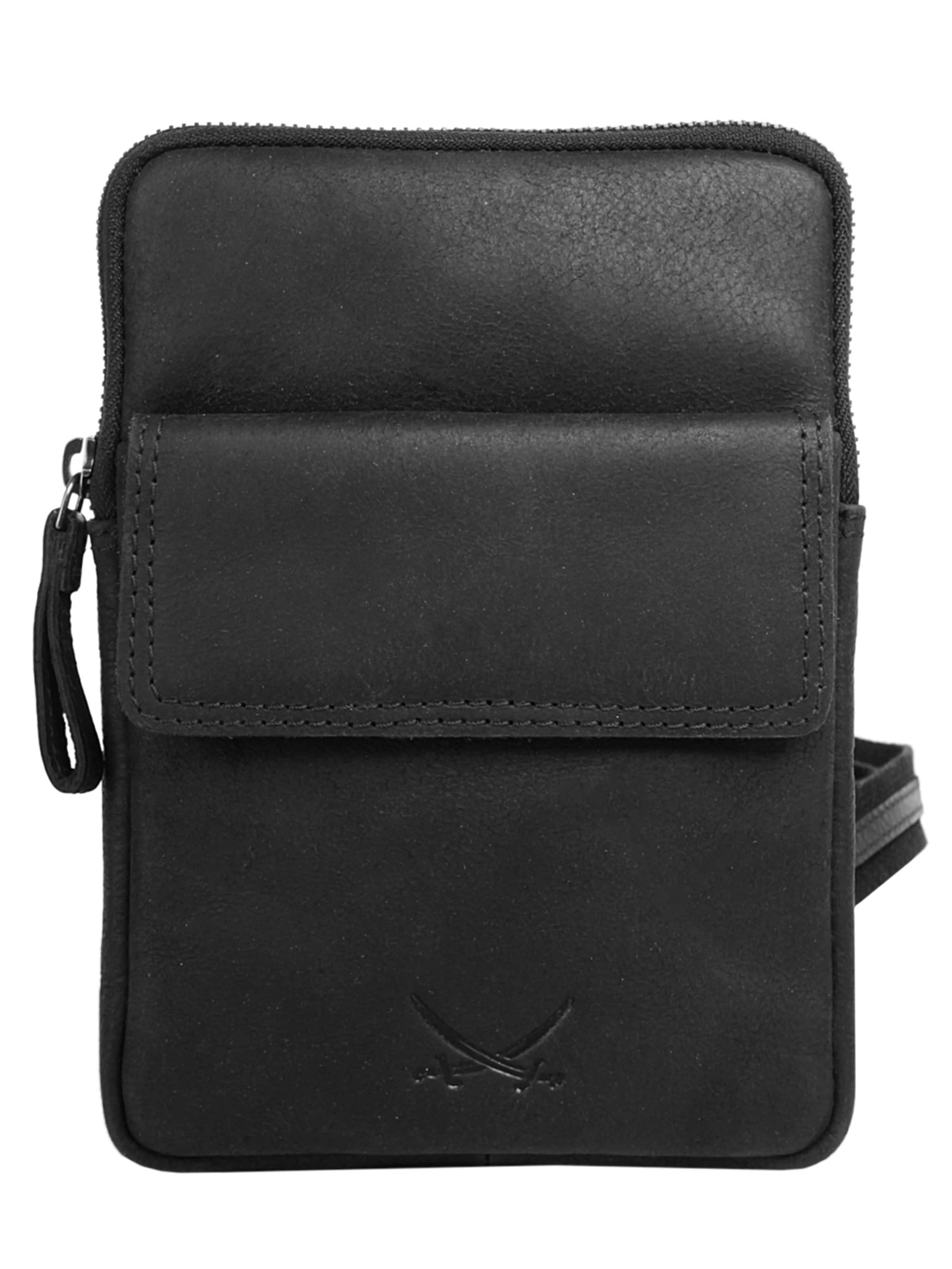 SANSIBAR Crossbody bag 'SANSIBAR SYLT' in Black: front