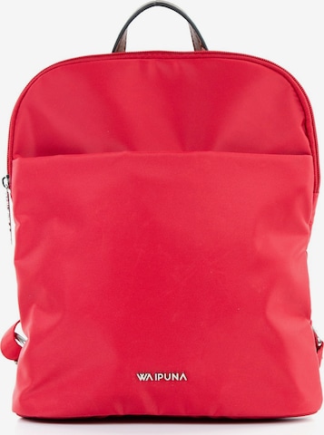 Waipuna Backpack 'Kanalana' in Red: front