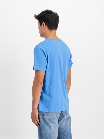 ALPHA INDUSTRIES - Camiseta en azul