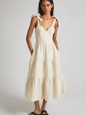 Pepe Jeans Dress 'EMEREAL' in Beige