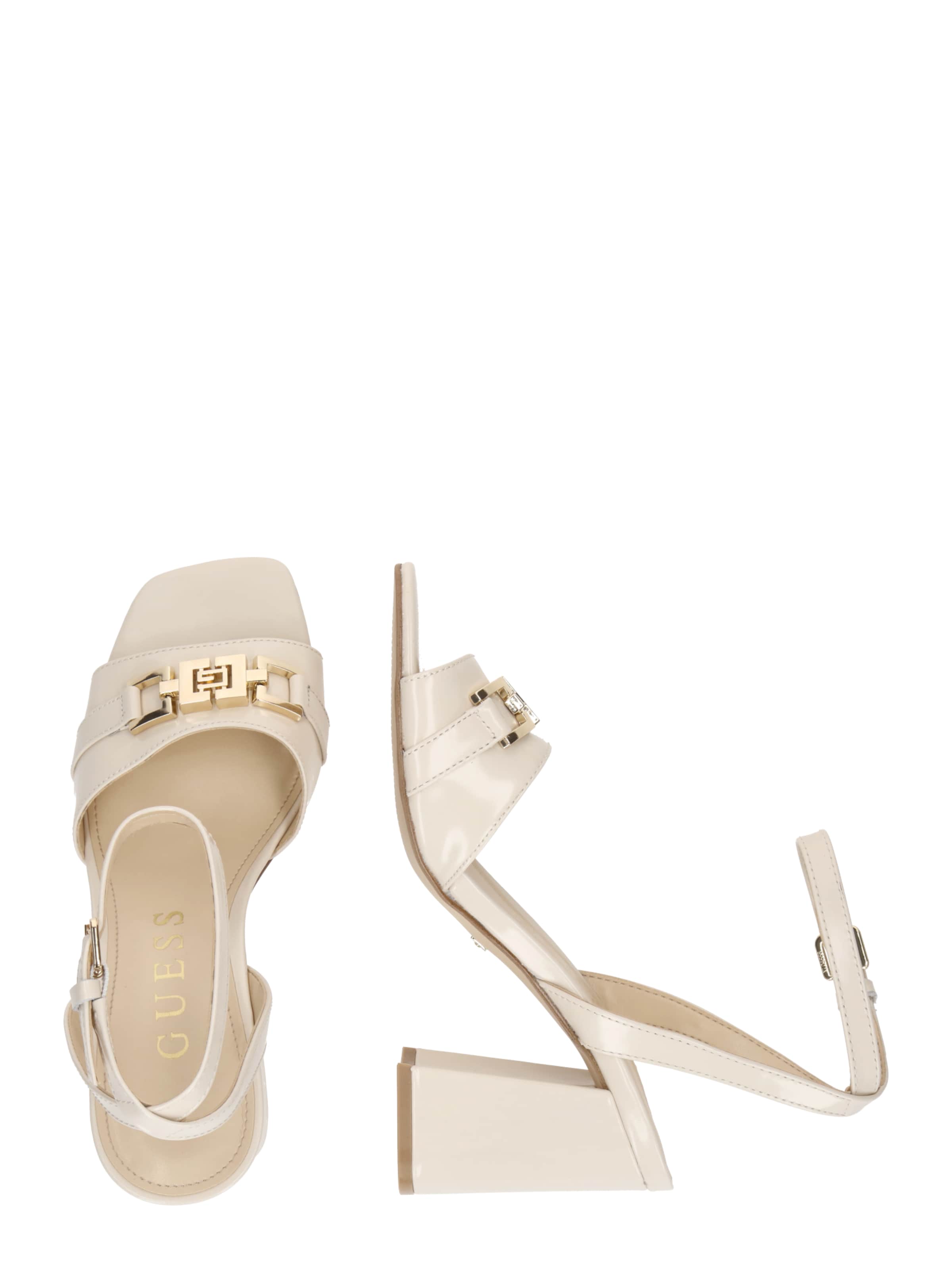 GUESS Strap sandal 'Grato' in Beige