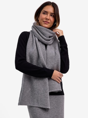 FALKE Schal in Grau: Vorderseite