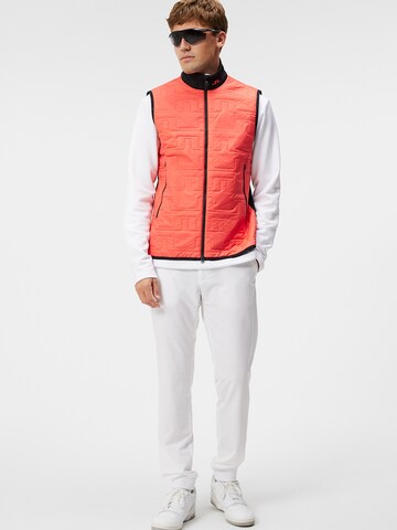 J.Lindeberg Sportbodywarmer 'Stefano' in Oranje