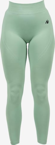 Gorilla Wear Skinny Leggings 'Whitney Seamless' in Groen: voorkant