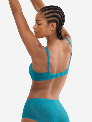 TRIUMPH Minimizer Bügel-BH ' Red Label Triumph Signature Sheer ' in Blau