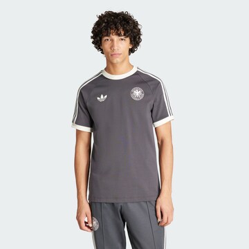 ADIDAS PERFORMANCE Функциональная футболка 'Germany Adicolor Classics 3-Stripes' в Серый: спереди