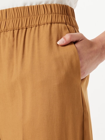 SECOND FEMALE Loose fit Pleated Pants 'Disa' in Brown