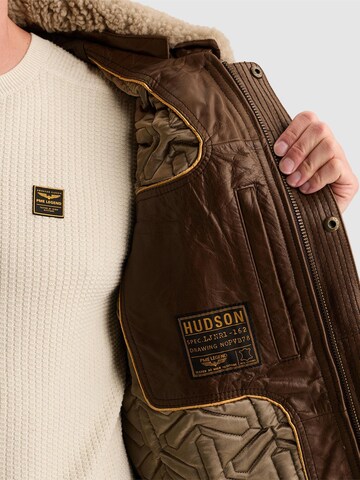 PME Legend Övergångsjacka 'Hudson bomber jacket' i brun