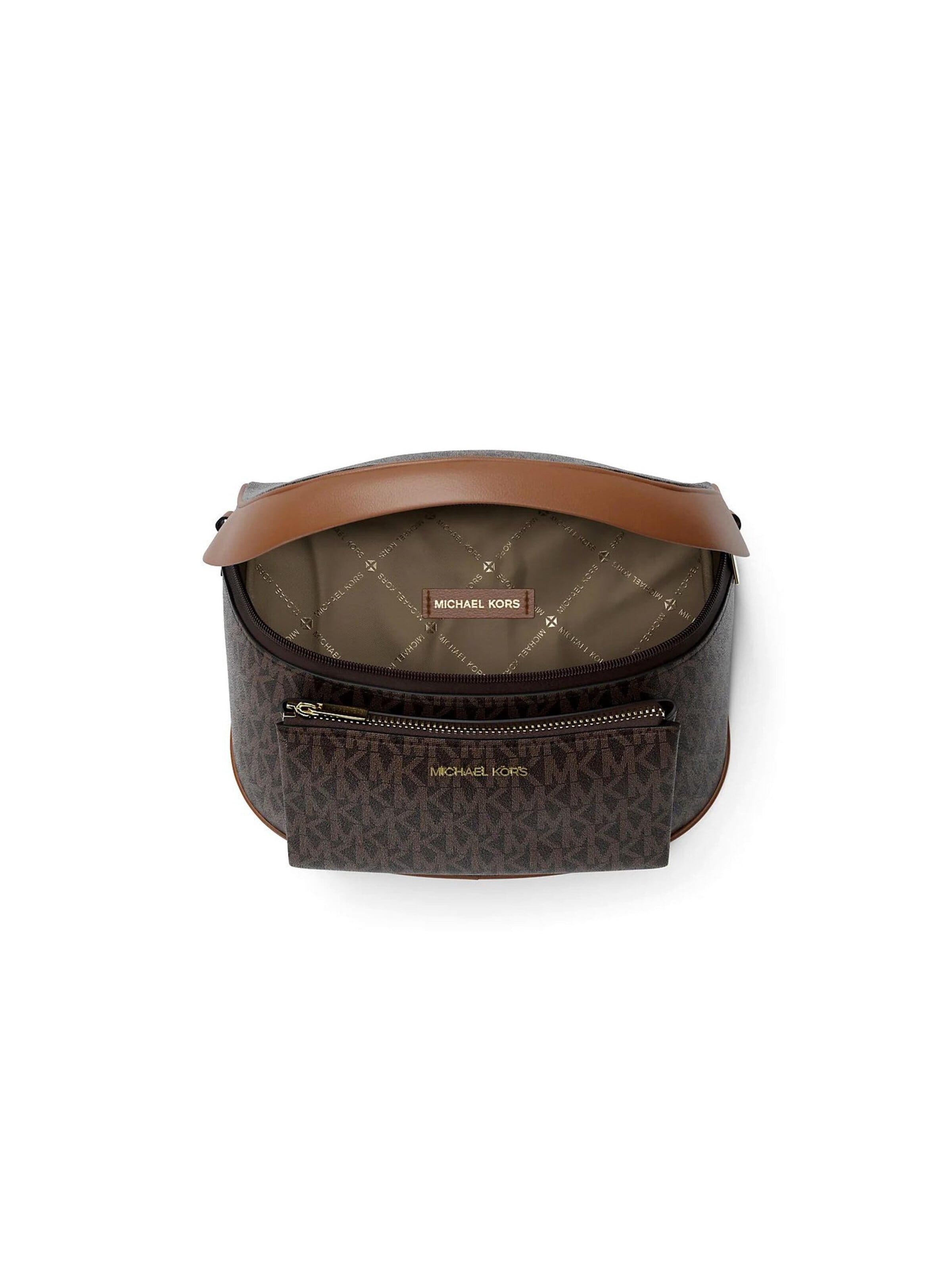 Michael Kors - Bolso de mano 'Slater Medium Chain Sling Pack' en marrón
