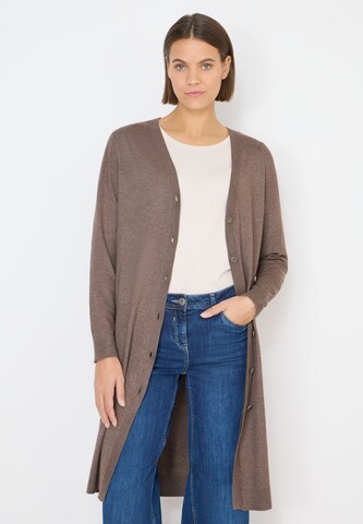 CECIL Strickjacke in Braun: Vorderseite