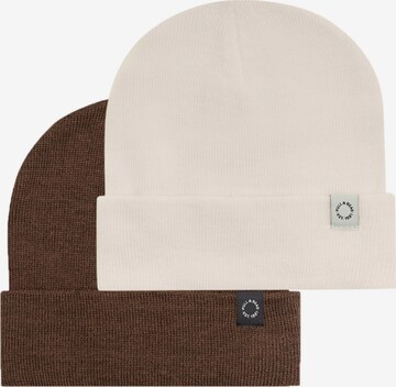 Bonnet Pull&Bear en beige : devant