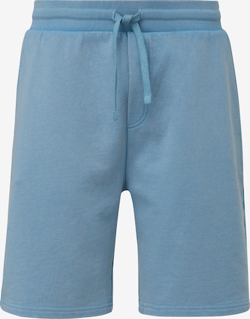 QS Regular Broek in Blauw: voorkant