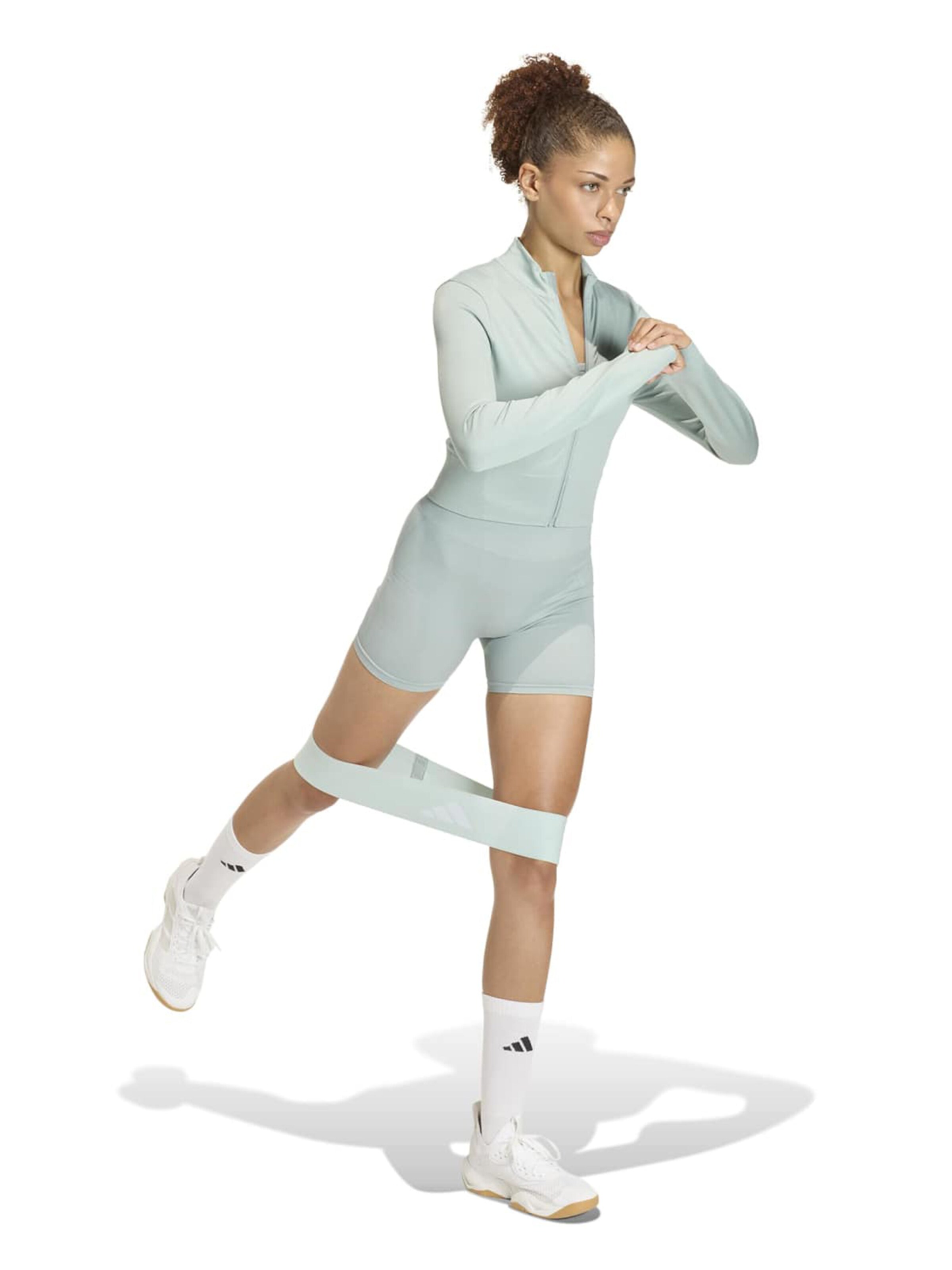 ADIDAS PERFORMANCE Athletic Cardigan 'Essentials' in Green