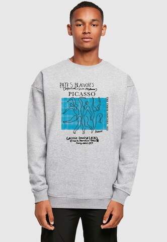 Merchcode Sweatshirt 'Apoh - Picasso Three Dancers' in Grey: front