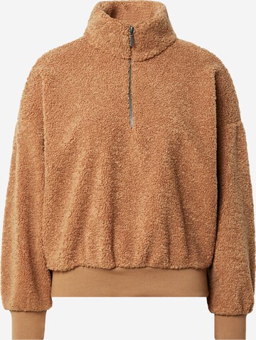 Sweat-shirt 'Ajo' mazine en marron : devant