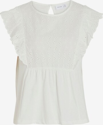 VILA Blouse in White: front