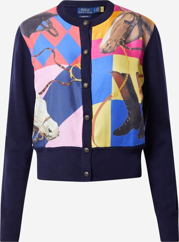 Polo Ralph Lauren Gebreid vest in Blauw: voorkant