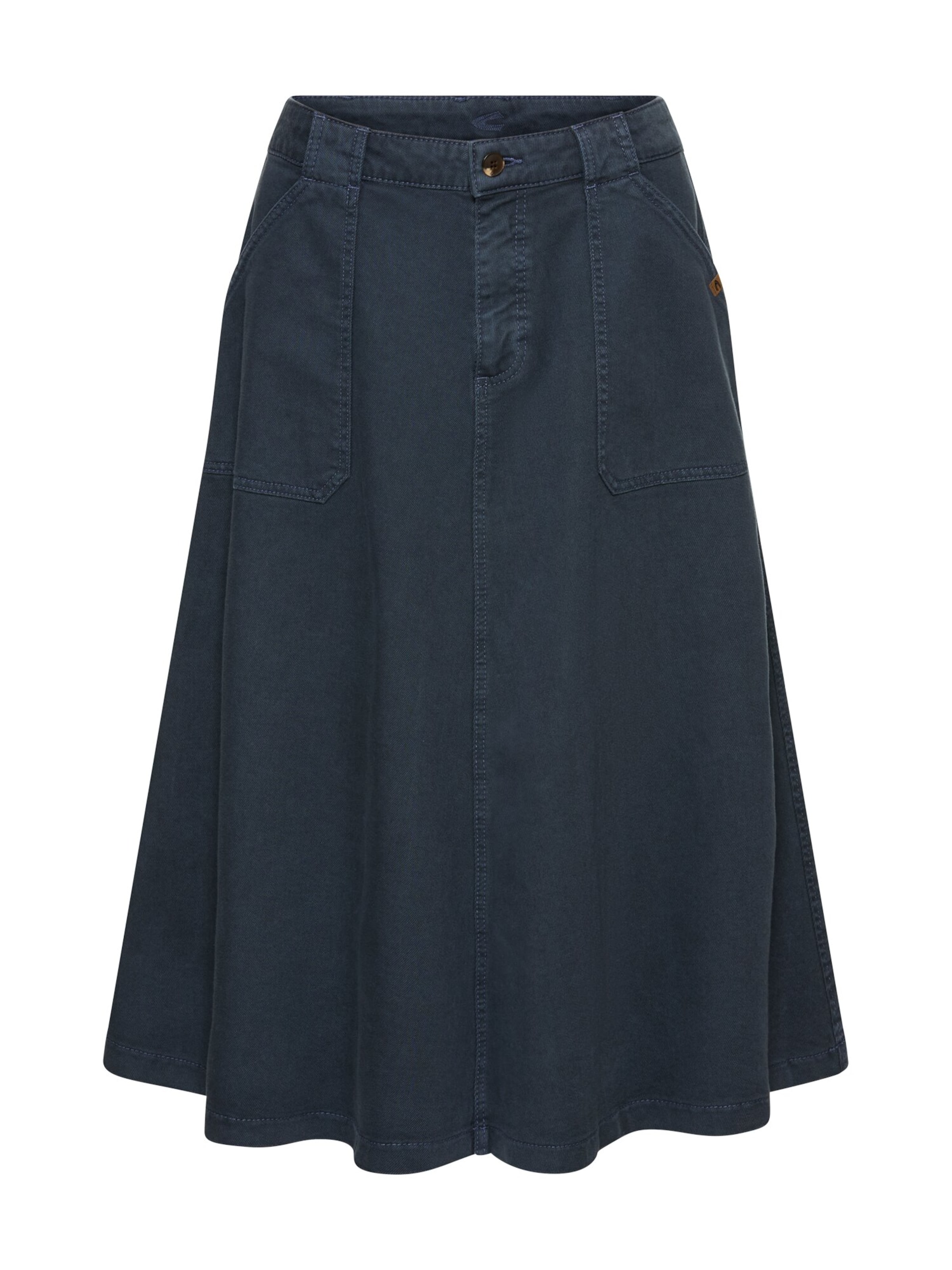 CAMEL ACTIVE Rock mit aufgesetzten Taschen in Blau: Vorderseite