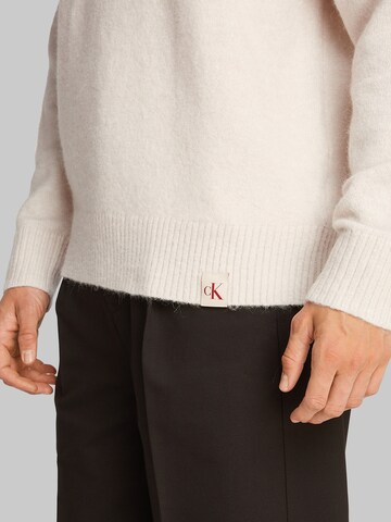Calvin Klein Jeans Pulóver - fehér