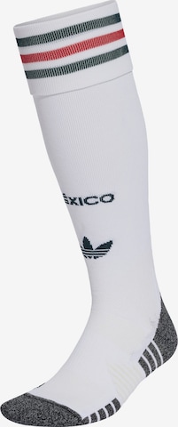 ADIDAS PERFORMANCE Sports socks 'Mexico 26 Away' in White: front