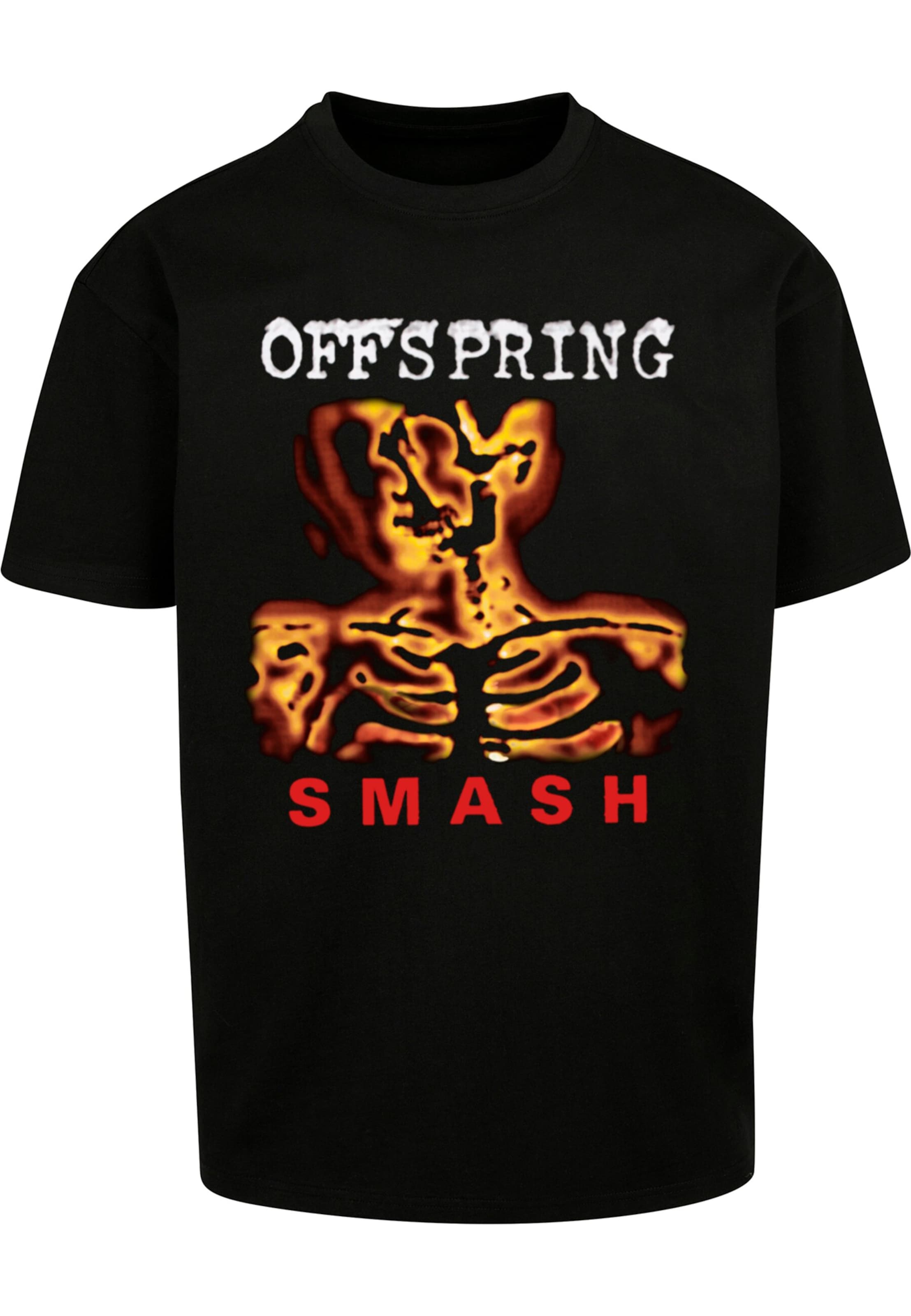 Merchcode T-shirt 'Offspring Smash' i svart: framsida