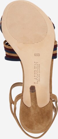 Lauren Ralph Lauren Páskové sandály 'MADELAINE' – béžová