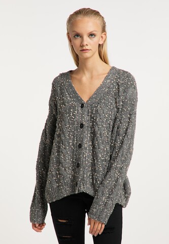 Cardigan myMo ROCKS en gris : devant