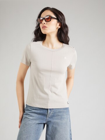 T-shirt G-STAR en beige : devant