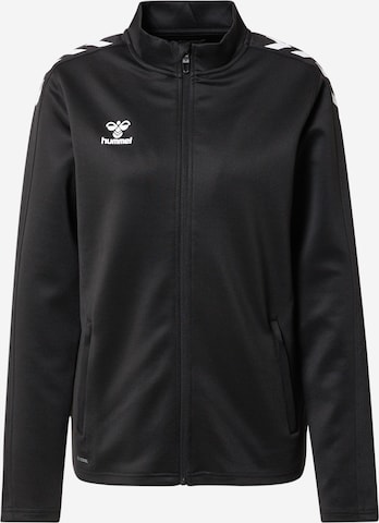 Hummel Sportsweatjacke 'Poly' in Schwarz: predná strana