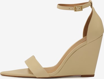 Sandales Kazar en beige : devant