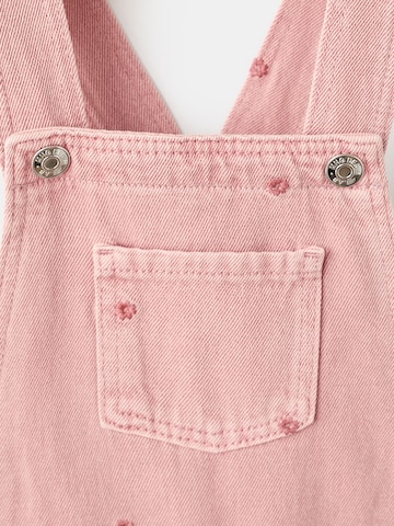 MANGO KIDSregular Hlače s tregerima 'Emillef' - roza boja