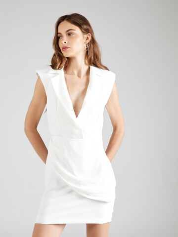 Misspap - Vestido en blanco: frente