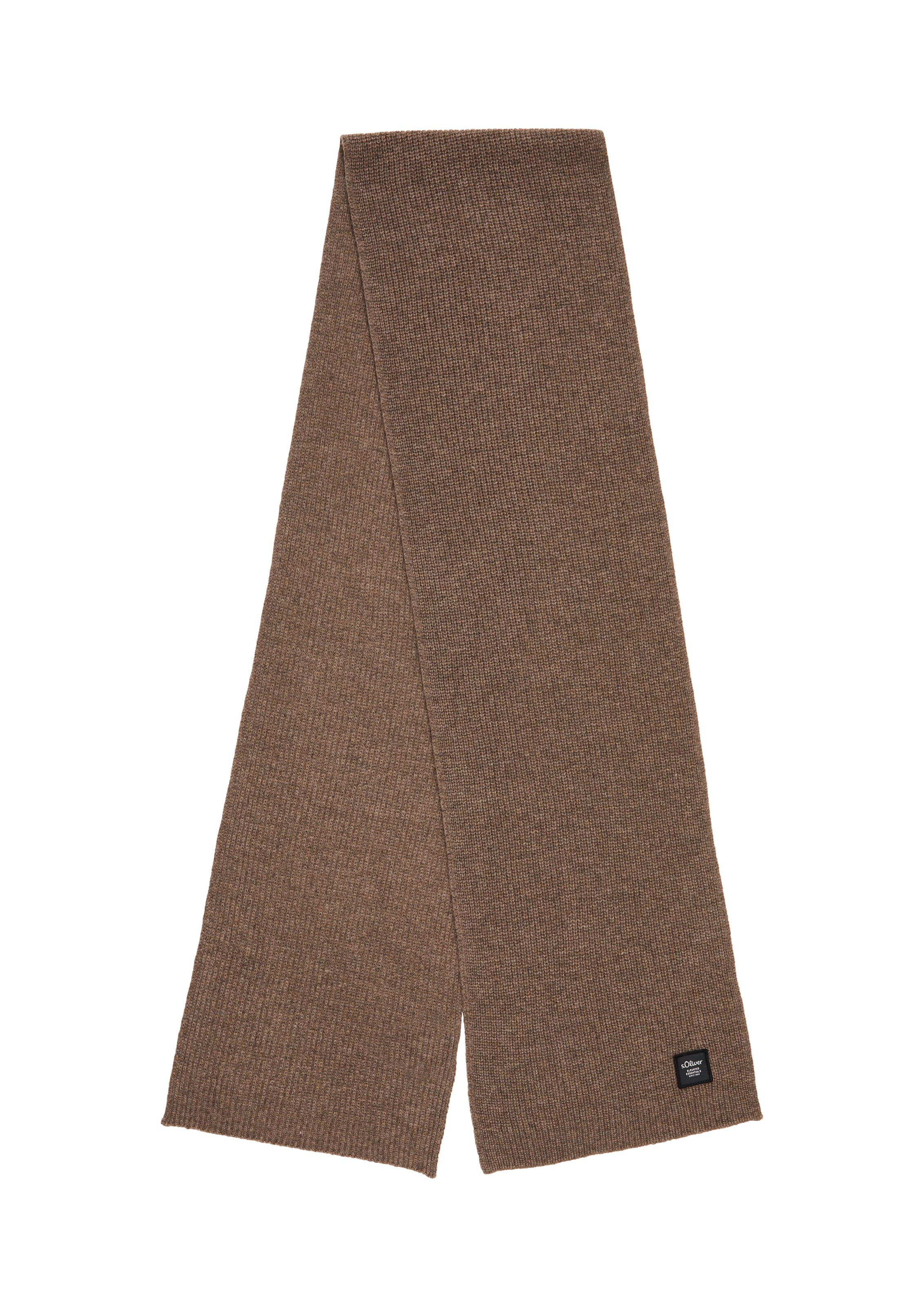 s.Oliver Schal in Braun: Vorderseite